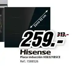 MediaMarkt Hisense placa inducción hi6321bsce oferta