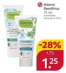 Rossmann Alterra Dentífrico oferta