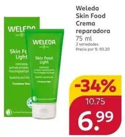 Rossmann Weleda Skin Food Crema reparadora oferta