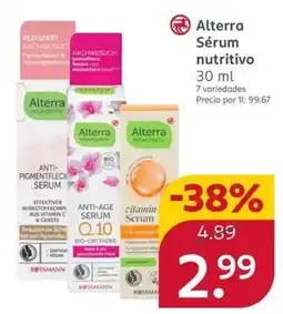 Rossmann Alterra Sérum nutritivo oferta