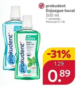Rossmann prokudent enjuague bucal oferta