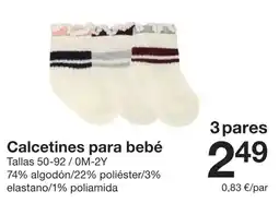 Zeeman Calzetines para bebé oferta