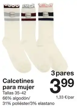 Zeeman Malouin calcetines para mujer oferta