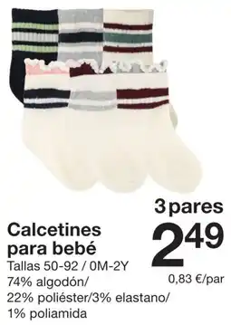 Zeeman Calzetines para bebé oferta