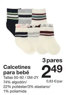 Zeeman Calzetines para bebé oferta