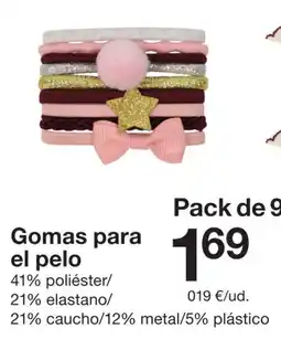 Zeeman Gomas para el pelo oferta