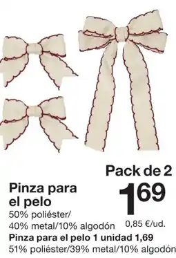 Zeeman Pinza para el pelo oferta