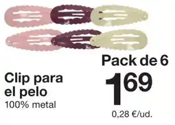 Zeeman Clip para el pelo oferta