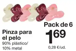 Zeeman Pinza para el pelo oferta