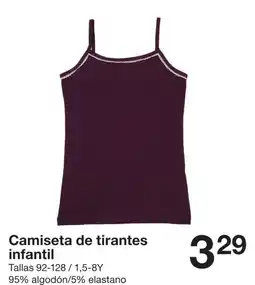 Zeeman Camiseta de tirantes infantil oferta