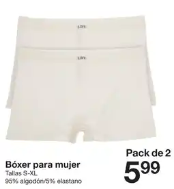 Zeeman Love bóxer para mujer oferta