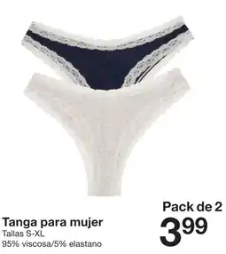 Zeeman Tanga para mujer oferta