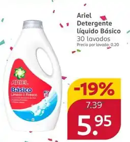 Rossmann Ariel detergente líquido básico oferta