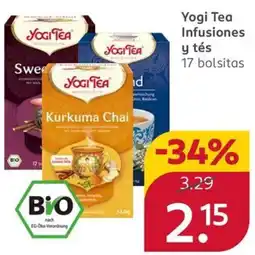 Rossmann Yogi Tea Infusionesy tés oferta