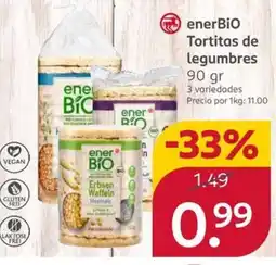 Rossmann enerBiO Tortitas de legumbres oferta