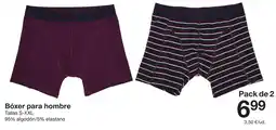 Zeeman Original bóxer para hombre oferta