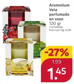Rossmann Aromatium vela perfumada en vaso oferta