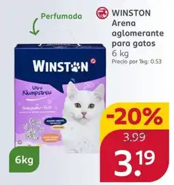 Rossmann Winston arena aglomerante para gatos oferta