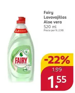 Rossmann Fairy lavavajillas aloe vera oferta