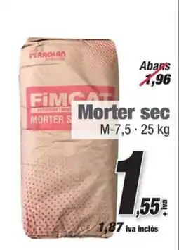 Ferrolan Fimcat morter sec oferta
