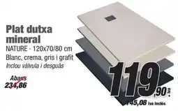 Ferrolan Plat dutxa mineral oferta