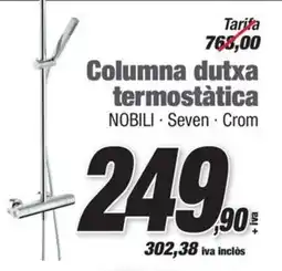 Ferrolan Nobili columna dutxa termostàtica oferta