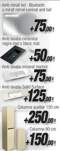 Ferrolan Amb mirall led · Bluetooth o mirall retroiluminat anti baf oferta