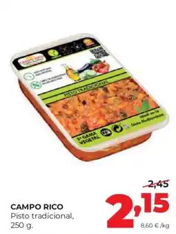 Alimerka Campo Rico pisto tradicional oferta