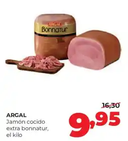Alimerka Argal jamón cocido extra bonnatur oferta