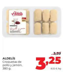 Alimerka Aldelís croquetas de pollo y jamón oferta