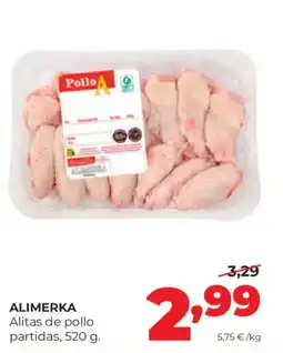Alimerka Alimerka alitas de pollo partidas oferta