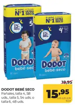 Alimerka Dodot bebé seco oferta