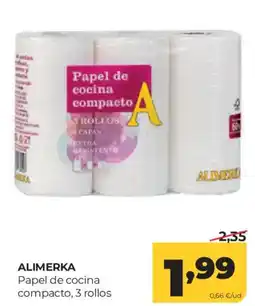 Alimerka Alimerka papel de cocina compacto oferta
