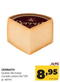 Alimerka Cerrato queso de oveja curado oferta