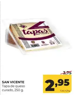 Alimerka San Vicente tapa de queso curado oferta