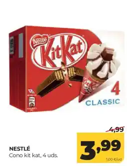 Alimerka Nestlé Cono kit kat oferta