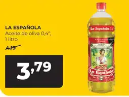 Alimerka La Española aceite de oliva 0,4° oferta