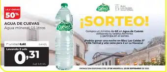 Alimerka Agua de Cuevas oferta