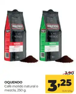 Alimerka Oquendo café molido natural o mezcla oferta