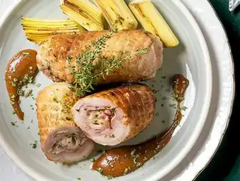 La Sirena Mini redondos de pollo rellenos de langostino, jamón y queso, dátil y bacón o cebolla caramelizada oferta
