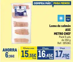 Makro Metro Chef lomo de salmón ASC oferta