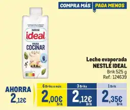Makro Nestlé Ideal leche evaporada oferta