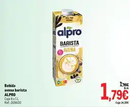 Makro alpro bebida avena barista oferta