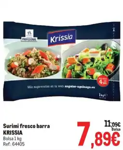 Makro Krissia surimi fresco barra oferta