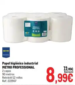 Makro Metro Professional papel higiénico industrial oferta