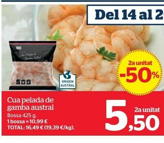 La Sirena Colas de gamba oferta