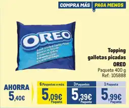 Makro Oreo topping galletas picadas oferta