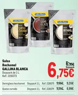 Makro Gallina Blanca salsa bechamel oferta