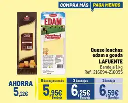 Makro Lafuente queso lonchas edam o gouda oferta