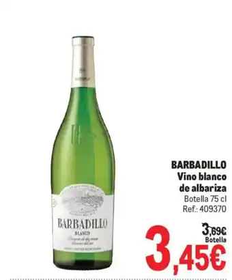 Barbadillo vino blanco de albariza